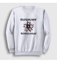 Presmono Unisex Beyaz Good Day Müzik New Model Army Sweatshirt 484931tt