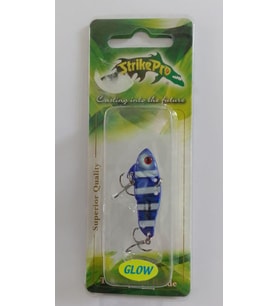 STRİKE PRO 3.5 CM VİBRASYON JİG YEM GLOW SIN48L (PURPLE ZEBRA)