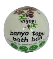 Enjoy El Yapımı Beyaz Gül Banyo Bombası Banyo Topu Beyaz 100Gr