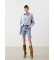 LCW Jeans İndigo Dar Fit Kadın Jean Şort