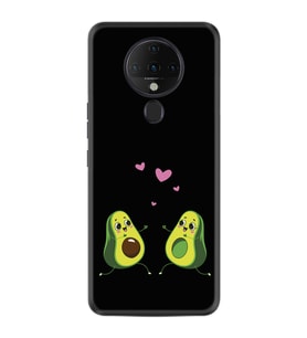 Tecno Spark 6 Kılıf Silikon Desen Aşık Avokadolar 1642