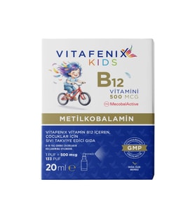 Vitafenix Kids Vitamin B12 Metilkobalamin Sprey 20ml