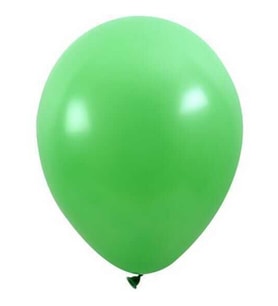 Balon Düz 10 inç Çimen Yeşili 100'lü-