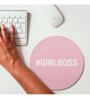 Girlboss Hashtag Tasarımlı Hediye Mousepad 20 x 20 cm