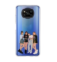 Poco X3 Pro / X3 NFC Uyumlu Blackpink Tasarımlı Şeffaf Telefon Kılıfı