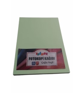 A4 Renkli Fotokopi Kağıdı Çağla Yeşili 100 Lü Paket