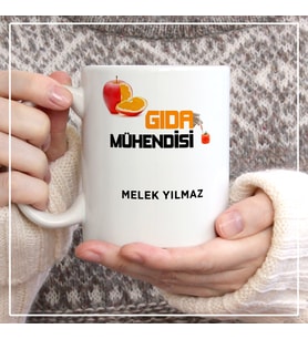 Kişiye Özel Gıda Mühendisi Kupa Bardak