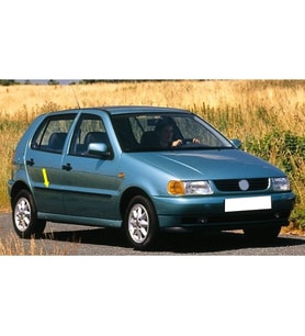 VW Polo Hatchback 1994-1999 Sağ Arka Kapı Orta Çıtası Siyah 6N4853754A