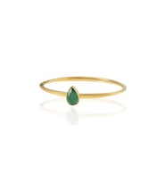 Kadir Jewellery Zirkon Taşlı Ayarlanabilir 22 Ayar Altın Kaplama Bilezik (K.Yeşil)