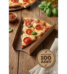 Dinamo Store Baskısız İçi Sıvama Dilim Pizza Altlığı 100 Adet
