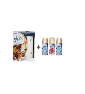 Glade Otomatik Sprey X Oryantal Oud X Temizliğin Ferahlığı X Meyve & Çiçek Buketi X Temizliğin Ferahlığı = 3 X 269 Ml