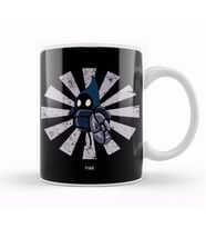 Tiso Retro Japanese Hollow Knight Kupa Bardak Porselen