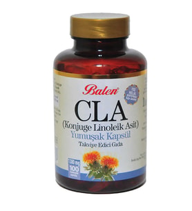 Cla Aspir Yağı (Konjuge Linoleik Asit) Yumuşak 100 Kapsül