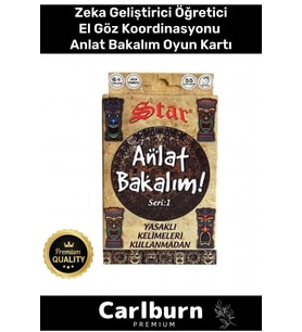 Eğitici Zeka Geliştirici Öğretici Eğlence Aile Parti Gece Anlat Bakalım Mini Oyun Kartları