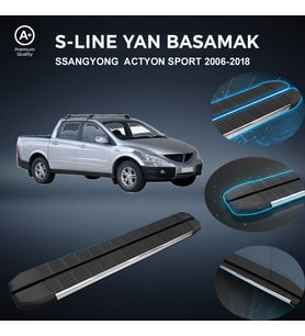 Ssangyong Actyon Sport S-Line Premium Krom Yan Basamak 2006-2018