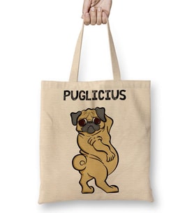 Puglicius Köpek Bez Çanta Uzun Saplı