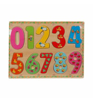 5215 -Wooden Puzzle Numbers 10 Parça