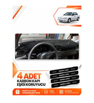 HYUNDAİ ACCENT YUMURTA KASA (1993-1999) Uyumlu Ön Torpido Koruma Kılıfı Halısı - Siyah