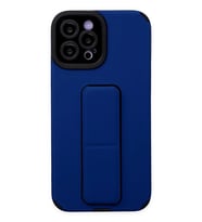 Mey İthalat® iPhone 12 Pro Max Kılıf Mega Standlı Silikon - Mavi