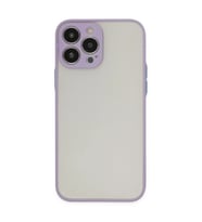 İphone 13 Pro Max Kılıf Montreal Silikon Kapak - Mor