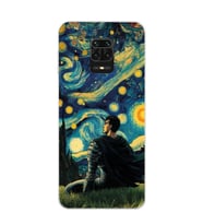 Redmi Note 9 Pro / 9s Uyumlu Berserk The Starry Night Tasarımlı Şeffaf Telefon Kılıfı