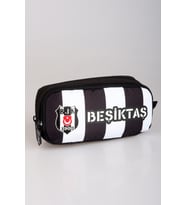 DEKOMUS CEP DEFTERİ HEDİYELİ" YENİ SEZON LİSANSLI BEŞİKTAŞ ÇUBUKLU KALEM ÇANTASI