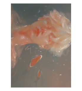 Yoongi Fanart ""yüzer"" Tablo Ahşap Poster Dekoratif Kod1948