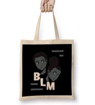 Anime Style Black Lives Matter Bez Çanta Uzun Saplı