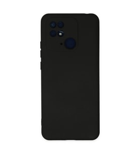 Xiaomi Redmi 10c Kılıf Nano İçi Kadife Silikon - Siyah