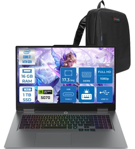 Lenovo Loq 17IRX10 Intel Core I7 14700HX 16GB Ddr5 1tb SSD RTX5070 8gb 115W Freedos 17 Inç Fhd (1920X1080) IPS 300NITS 165HZ %100 Srgb Taşınabilir Bilgisayar W83JH006HTRF02 + Zetta Çanta