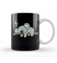 Cute Lazy Koala Bear Napping Funny Gift For Zoo Animal Lover 01 Kupa Bardak Porselen