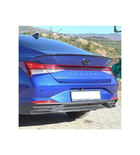 Hyundai Elantra 2021+ Uyumlu Piano Black Bagaj Üstü Spoiler
