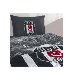 Taç Lisanslı Bjk Beşiktaş Şanslı Kartal Yorgan Seti Tek Kişilik