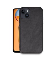 Apple İphone 14 Kılıf Aras Deri Kapak - Siyah