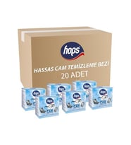 Hops Hassas Cam Temizleyici (12 Paket x 20 Adet)