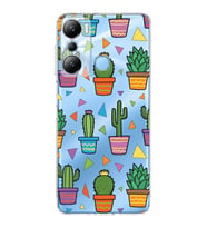 PrintiFy İnfinix Hot 20i ile Uyumlu Water Color 4  Kamera Korumalı Şeffaf  Kılıf