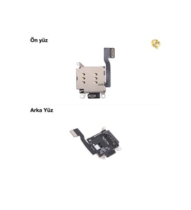 İphone 13 Sim Konnektörü Çift Anakart sim okuyucu soketi sim kart yuvası lehim parçası sim kart okuyucu konnektörü
