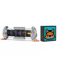 Divoom Timebox Evo Bluetooth Hoparlör ve Times Gate Dijital Led Ekran Seti