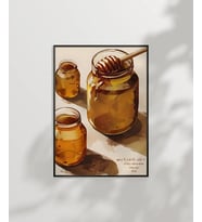 Bal Temalı Duvar Poster