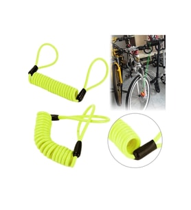 Motosiklet Disk Kilidi Güvenlikli Hatırlatma Kablosu 1 Metre 50 Cm (150cm) Motor Bisiklet Kablosu