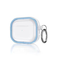 Movenchy Apple Airpods Pro 2 (2.nesil) Shiny Şeffaf Kılıf - Sierra Blue