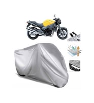 Honda X 11 (cb 1100 Sf)  Arka Çanta (bağlantı Tokalı) Uyumlu SolarBlock  Motosiklet Brandası Örtüsü (Siyah)