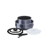 TEFAL Titanium Ingenio Elegance Orta Set (Siyah)