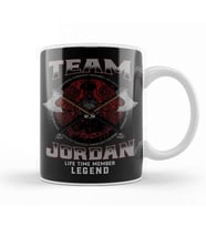 Jordan Name Life Time Member Legend Kupa Bardak Porselen