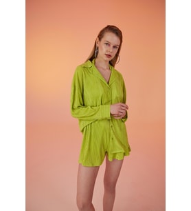 Comfy Oversize Gömlek Yeşil