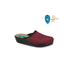 Ceyo 9932 Topuk Jelli Anatomik Taban Kışlık Kadın Terlik Bordo 36-40 