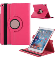 Apple iPad Mini 1 / Mini 2 / Mini 3 Uyumlu Döner Standlı Tablet Kılıfı (Pembe)