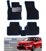 SEAT LEON 5F (2013-2020) Uyumlu EVA Paspas Tam Set–Oto Paspas,Araca Özel,Kolay Montaj