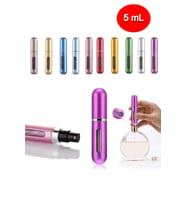 Mini Doldurulabilir Parfüm Şişesi Cep Parfüm Şişesi Seyahat Boy Doldurulabilir Parfüm Şişe 5 ml (Çok Renkli)