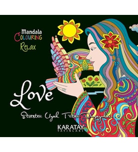 Coloring Relax Mandala - Love